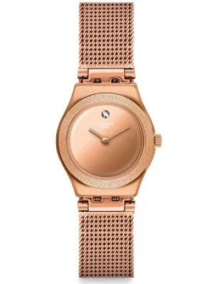 Image of Swatch Ladies Holiday Irony Luminescent Rose Watch YSG166M