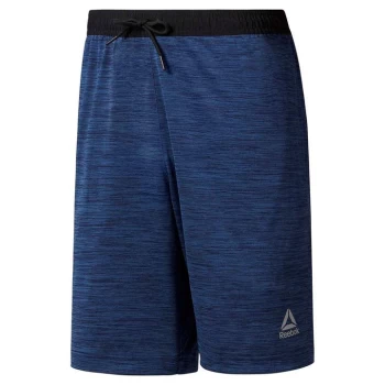 Image of Reebok Workout Knit Shorts Mens - Bunker Blue