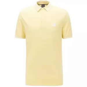 Image of Boss Self Polo Shirt - Yellow