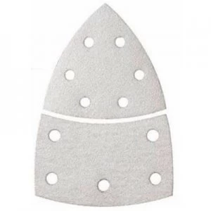 Image of Bosch Accessories 2608607403 Multi-purpose sandpaper Hook-and-loop-backed, Punched Grit size 80 (L x W) 102mm x 62.93mm 10 pc(s)