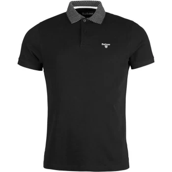 Image of Barbour Bothain Polo Shirt - Black BK31