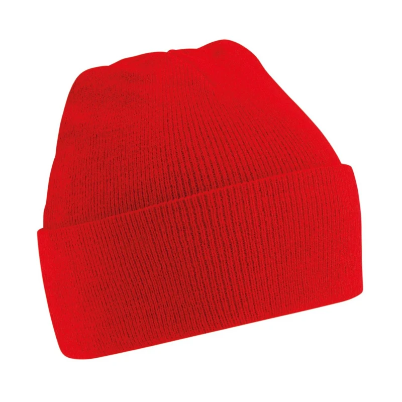 Image of Beechfield Original Cuffed Beanie in Red Red Unisex One Size