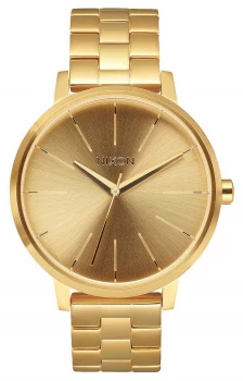 Image of Nixon Kensington All Gold Gold IP Steel Bracelet Gold Watch