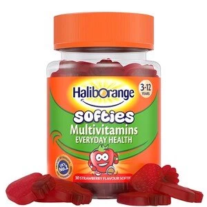 Image of Haliborange Multivitamins Strawberry Flavoured Softies 30