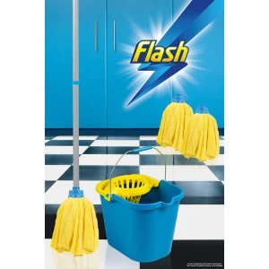 Image of Flash 100 Percent Microfibre Mop Set