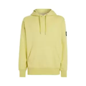 Image of Calvin Klein Jeans Badge Hoodie - Gold