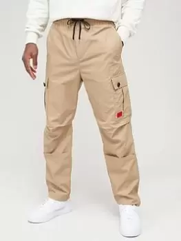 Image of Hugo Garlo233 Regular Fit Cargo Pants - Brown