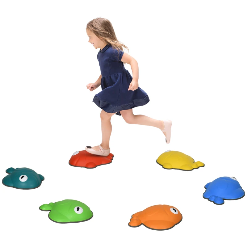 Image of AIYAPLAY Stepping Stones Kids - 6 Pcs Balance Stepping Stones For Sensory TJ Hughes Multi 5056725565572