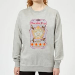 Image of Harry Potter Chocolate Frog Womens Sweatshirt - Grey - M