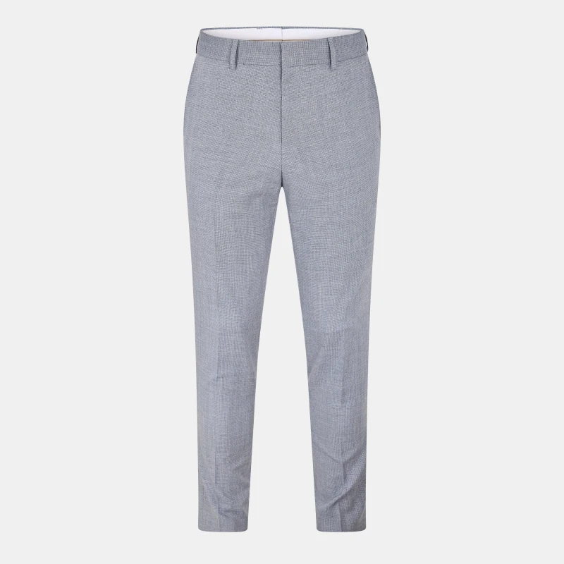 Image of Boss Mens H Genius Straight Leg Trousers Light/Pstl Blue male 30W R