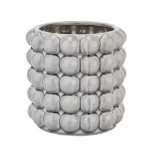 Image of Seville Collection Large Grey Bubble Planter