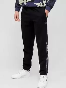 Image of adidas Originals Camo 3 Stripe Pants - Black, Size S, Men