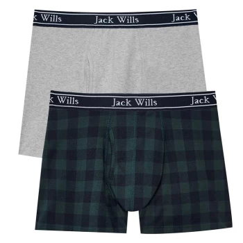 Image of Jack Wills Chetwood Multipack Boxers 2 Pack - Green