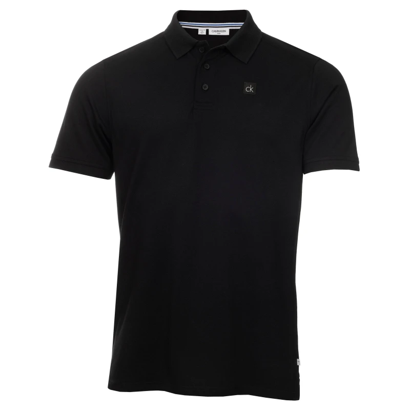 Image of Calvin Klein Golf CK G Polo Black/Silver male 7-8 (S)