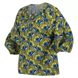 Image of Regatta Orla Kiely Tie Neck Blouse - CardamSdPasn