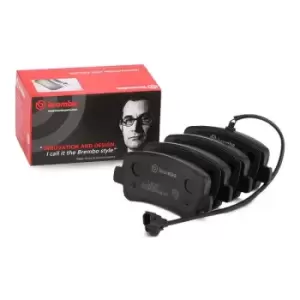 Image of BREMBO Brake pad set PRIME LINE P 68 063 Brake pads,Brake pad set, disc brake OPEL,RENAULT,NISSAN,Movano B Kastenwagen (X62),Movano B Bus (X62)