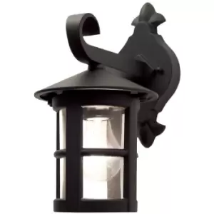 Image of Hereford - 1 Light Outdoor Wall Lantern Light Black IP43, E27 - Elstead