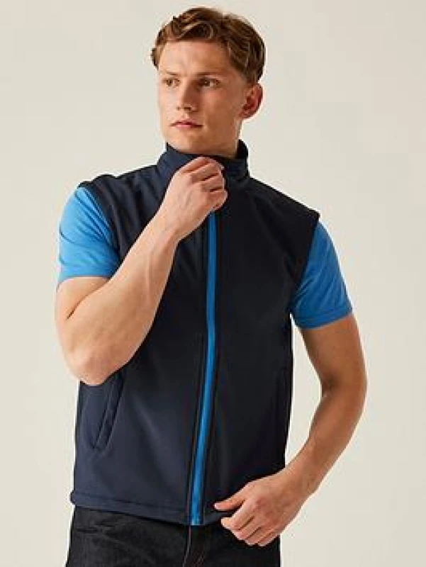 Image of Regatta Professional Mens Ablaze Printable Bodywarmer 3XL - Chest 49-51' (124.5-129.5cm) Navy/French Blue TRA844-9SI-3XL