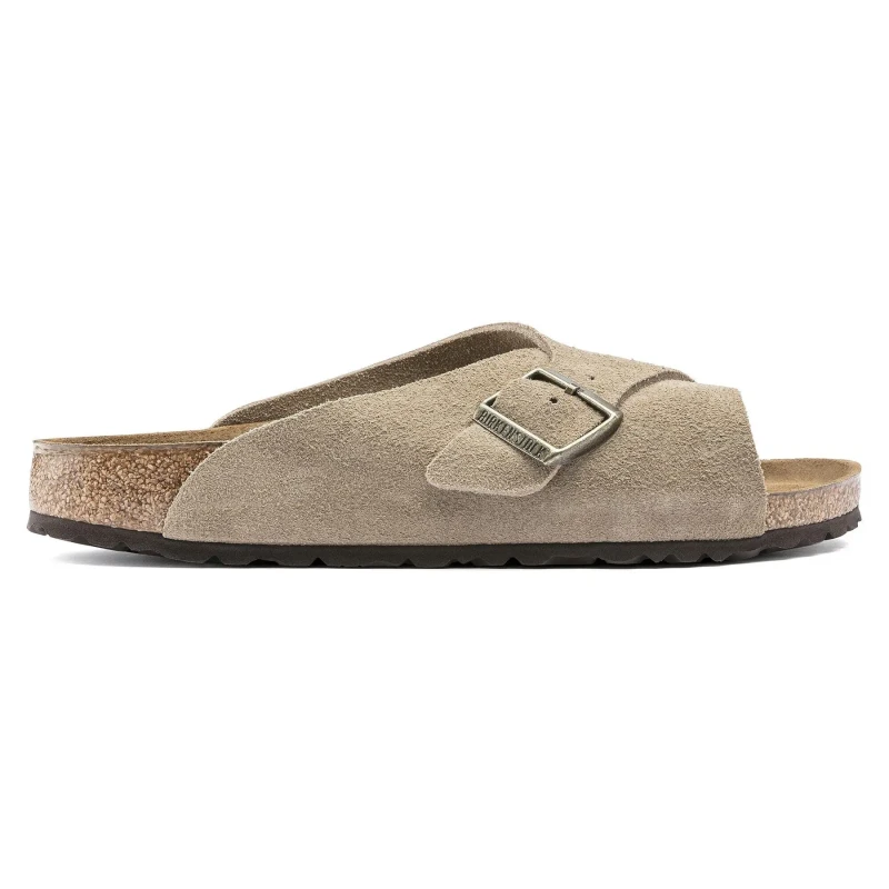 Image of Birkenstock Womens sandals Birkenstock Arosa Soft Footbed Suede Leather Beige Female 38 Etroit