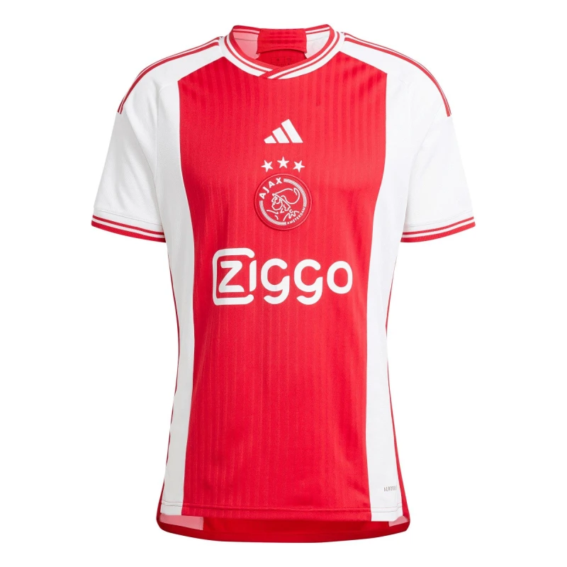 Image of adidas Ajax Amsterdam Home 2023 2024 Jersey Adults - White White XL