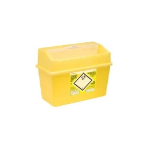 Image of Click Medical Sharpsafe 24 Litre Sharps Bin Yellow