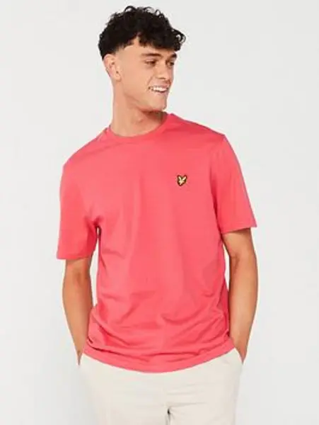 Image of Lyle & Scott Electric Pink Plain T-Shirt