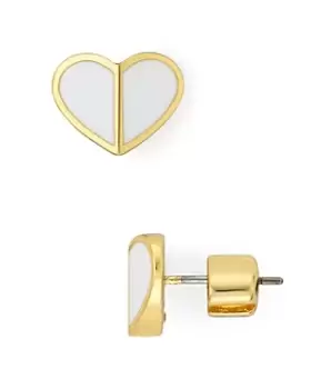 Image of kate spade new york Small Heart Stud Earrings
