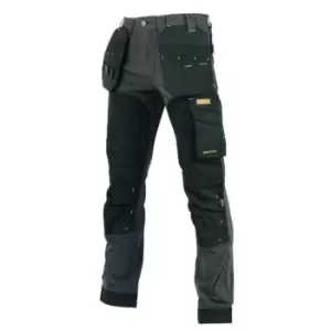 Image of Memphis Grey/Black Stretch Holster Pocket Trouser 32/31