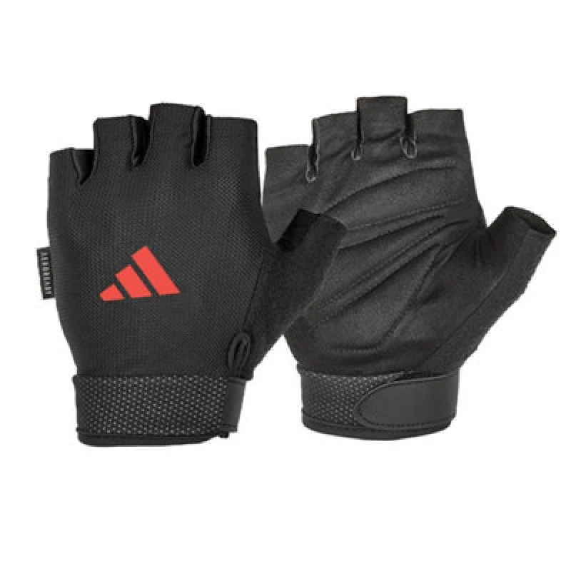 Image of Adidas Essential Adjustable Training Gloves - Comfortable Grip For All Workouts