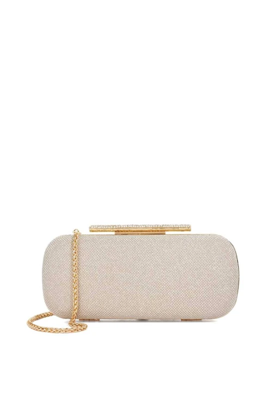 Image of Dune London Womens 'Body' Clutch in Gold Gold Female One Size