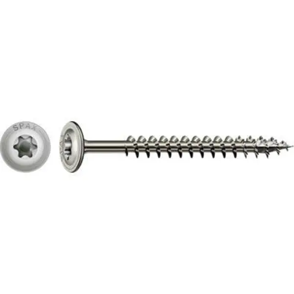 Image of SPAX SPAX 0257000801005 Wood screw 8mm 100 mm T-STAR plus Stainless steel A2 50 pc(s) 0257000801005