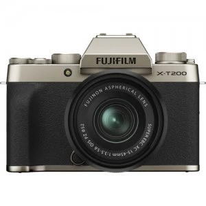 Image of Fujifilm X-T200 + 15-45mm Champagne Gold