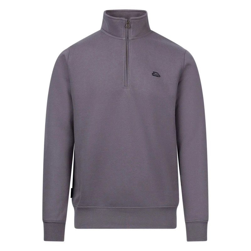 Image of Trespass Trespass Men Shannonton Sweatshirt in Mid Grey Size: X-Large Mid Grey XL Male 5063806403579