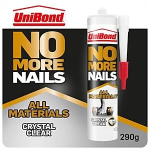 Image of Unibond No More Nails All Materials Crystal Clear Adhesive 290g