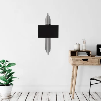 Image of 614 - A Black Silver Wall Lamp