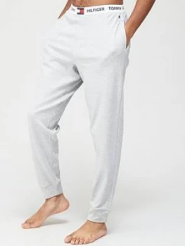 Image of Tommy Hilfiger Cuffed Lounge Pants - Grey Heather Size M Men