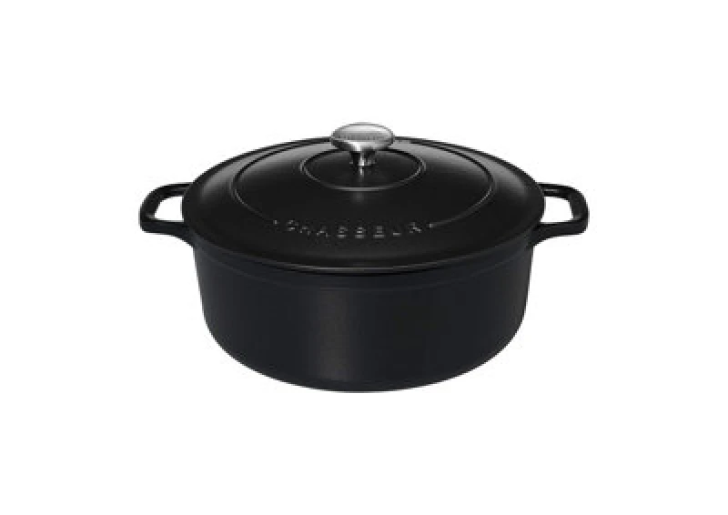 Image of Chasseur 18Cm Round Casserole - Matt Black