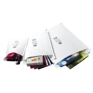 Image of Original Jiffy Airkraft Size 5 Postal Bags Bubble lined Peel Seal 260x345mm White Pack of 10 Bags