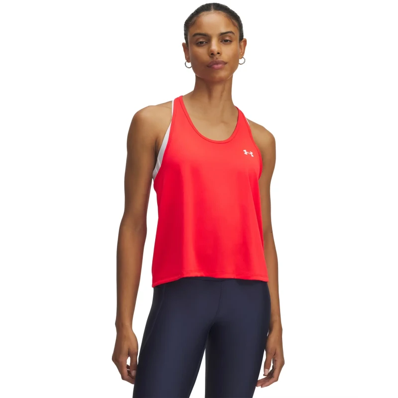 Image of Womens tank top Under Armour Tech Swing Rouge Female L