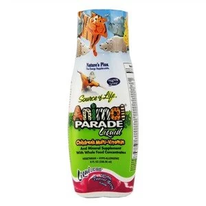 Image of Natures Plus Animal Parade Childrens Multi Vitamin Liquid Natural Tropical Berry Flavor 236.56ml