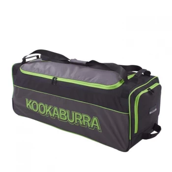 Image of Kookaburra Pro 3.0 Wheeled Holdall - Black/Lime