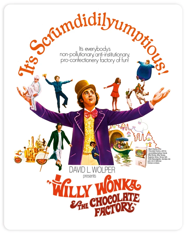 Image of Willy Wonka & the Chocolate Factory Bluray 5051892244343
