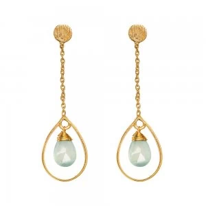Image of Juvi Designs Gold vermeil boho swing me earring Blue