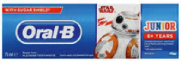 Image of Oral B Junior 6 Year Toothpaste 75ml