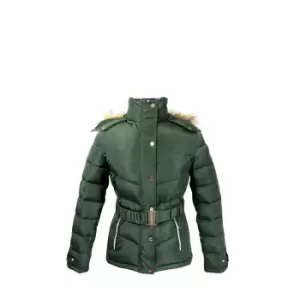 Image of Coldstream Womens/Ladies Cornhill Quilted Coat (S) (Fern)