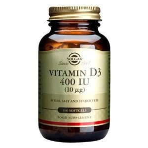 Image of Solgar Vitamin D 400 IU 10amp181g Softgels 100 Capsules