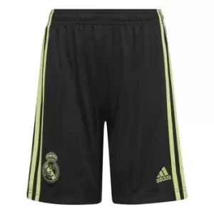 Image of adidas Real Madrid Third Shorts 2022/2023 Juniors - Black
