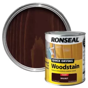 Image of Ronseal Walnut Gloss Wood Stain, 750Ml