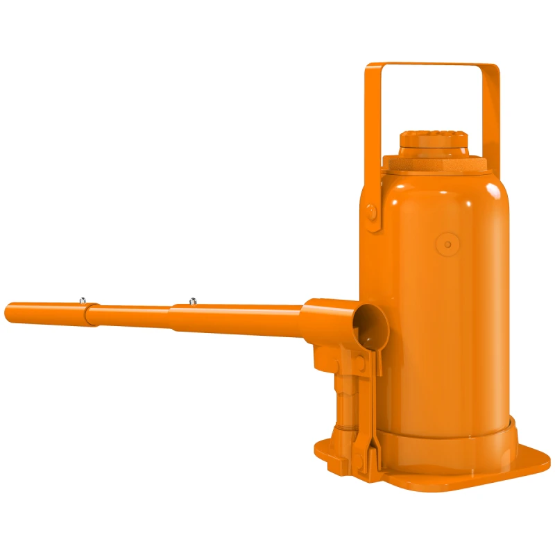 Image of HOMCOM HOMCOM 12 Tonne Hydraulic Bottle Jack, 19-37cm Car Jack Lift, Orange Orange One Size Unisex 5063603343986