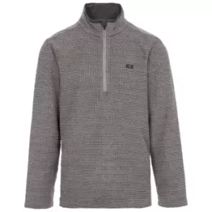 Image of Trespass Mens Nillsee Fleece Top (S) (Storm Grey)